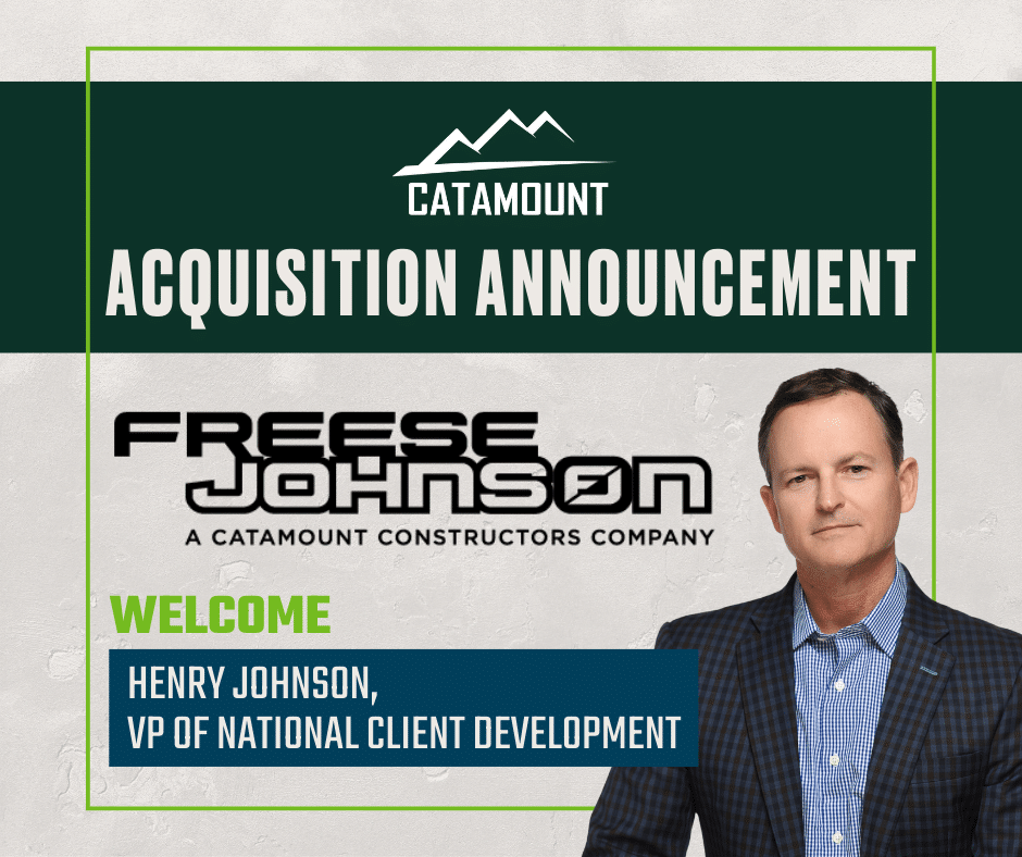 Acquisition of Freese Johnson announcement graphic