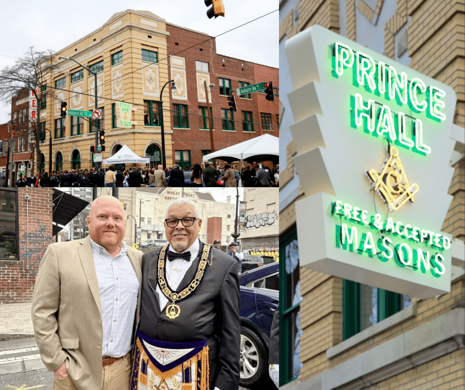 Prince Hall Masonic Temple Ribbon Cutting in Atlanta