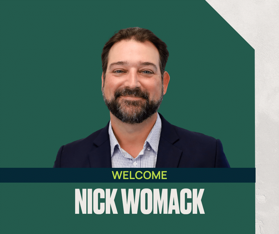 Nicholas Womack as Director of Business Development